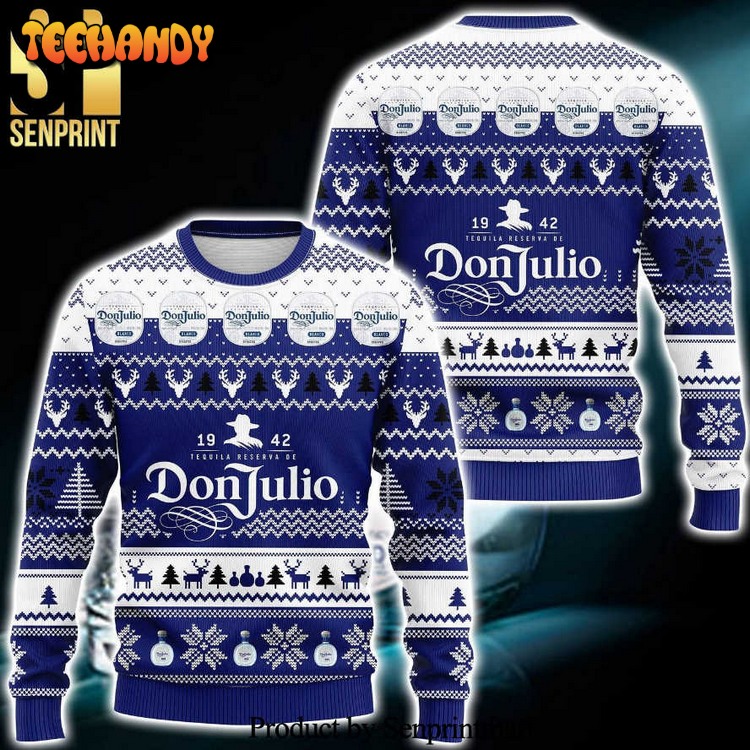 Don Julio Logo Knitted Ugly Xmas Sweater