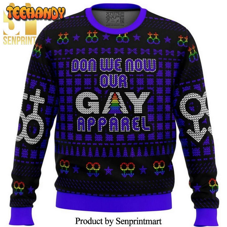 Don We Now Our Gay Apparel Lgbt Knitted Ugly Xmas Sweater