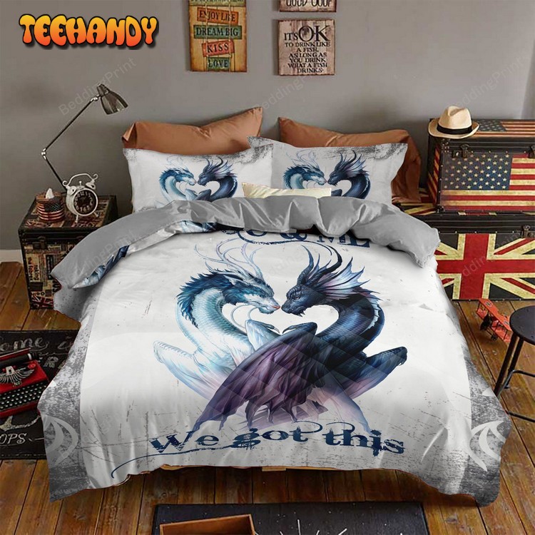 Dragon Couple Bed Sheets Duvet Cover Bed Sets