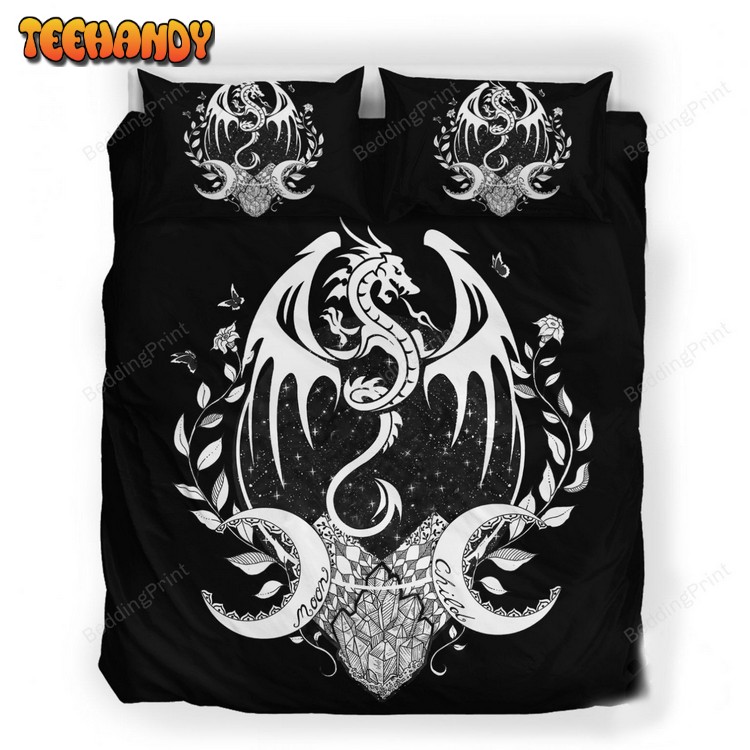 Dragon Moon Child Bed Sheets Duvet Cover Bedding Sets