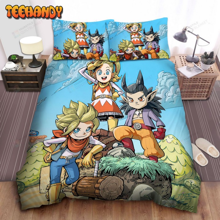 Dragon Quest Builders 2 Characters Poster Bedding Sets