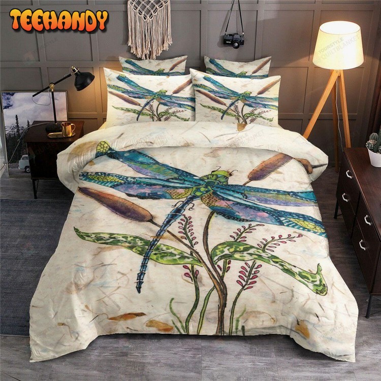 Dragonfly Painting Bedding Set