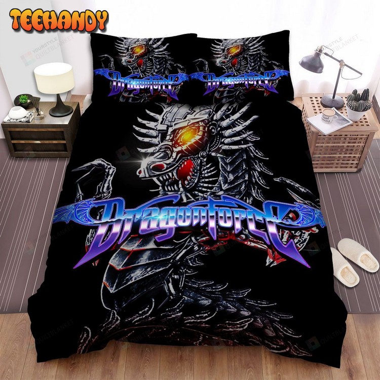 Dragonforce Band Metal Dragon Art Spread Comforter Bedding Sets