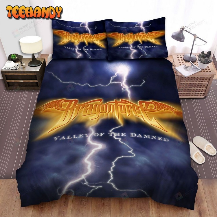 Dragonforce Band Valley Of The Damned Album Cover Bed Sets