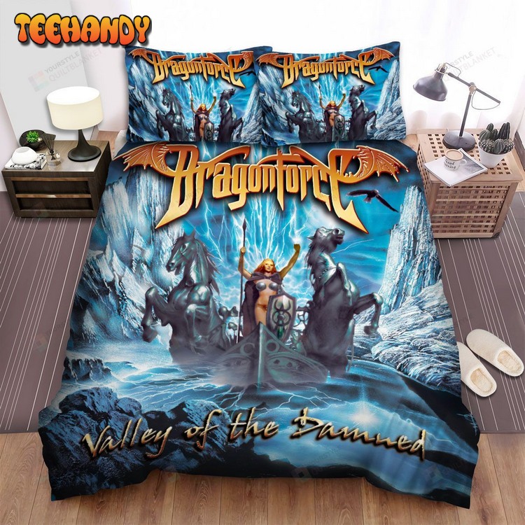 Dragonforce Band Valley Of The Damned Ver.2 Album Cover Bed Sets