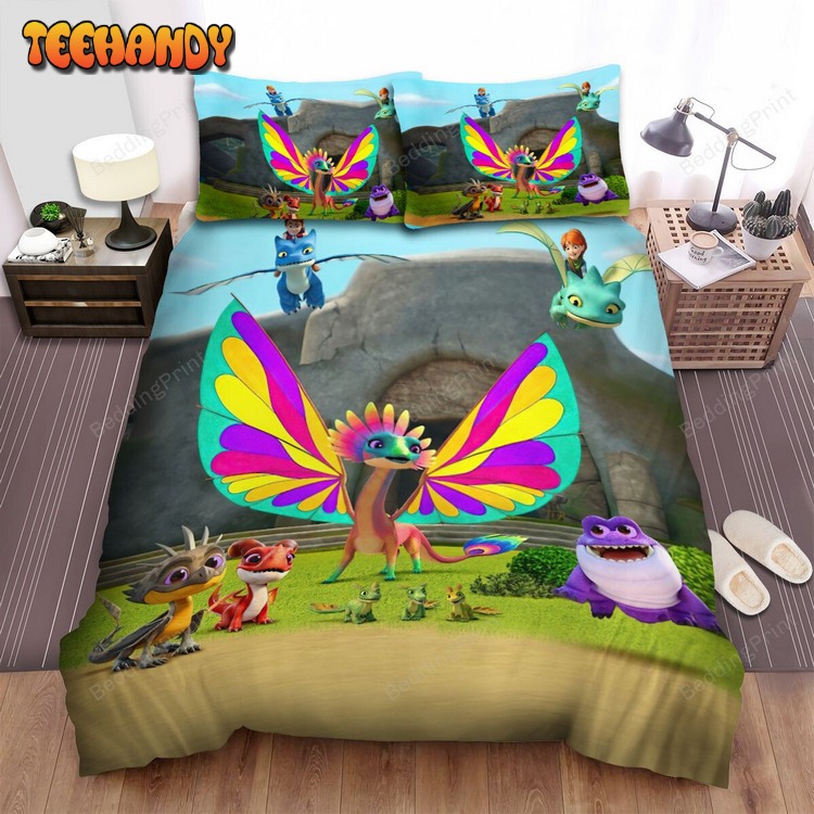 Dragons Rescue Riders Main Characters Spread Duvet Cover Bed Sets