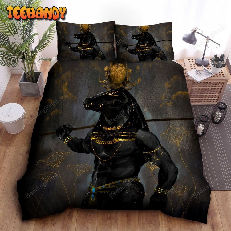 Drawing God Sobek Bed Sheets Spread Duvet Cover Bed Sets