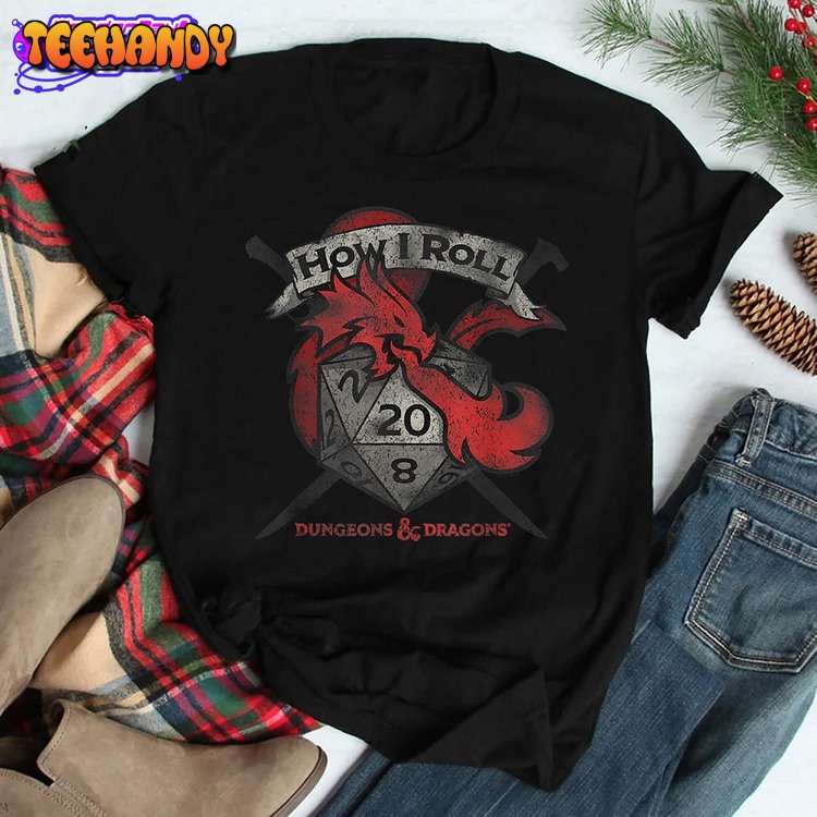 Dungeons And Dragons How I Roll Tshirt, Dungeons And Dragons 2023 Shirt