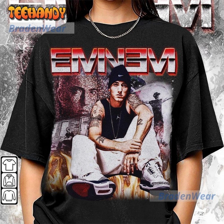 Eminem Slim Shady 90s Rap Shirt, Rapper The Marshall Mathers LP Album Shirt