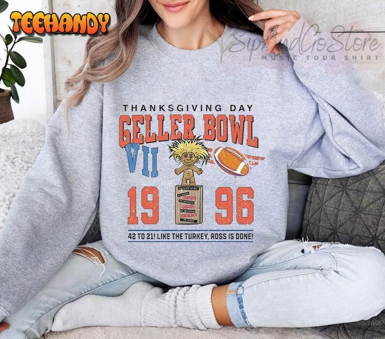 Geller Bowl 90s Nostalgia Sweatshirt, Friends Thanksgiving Shirt