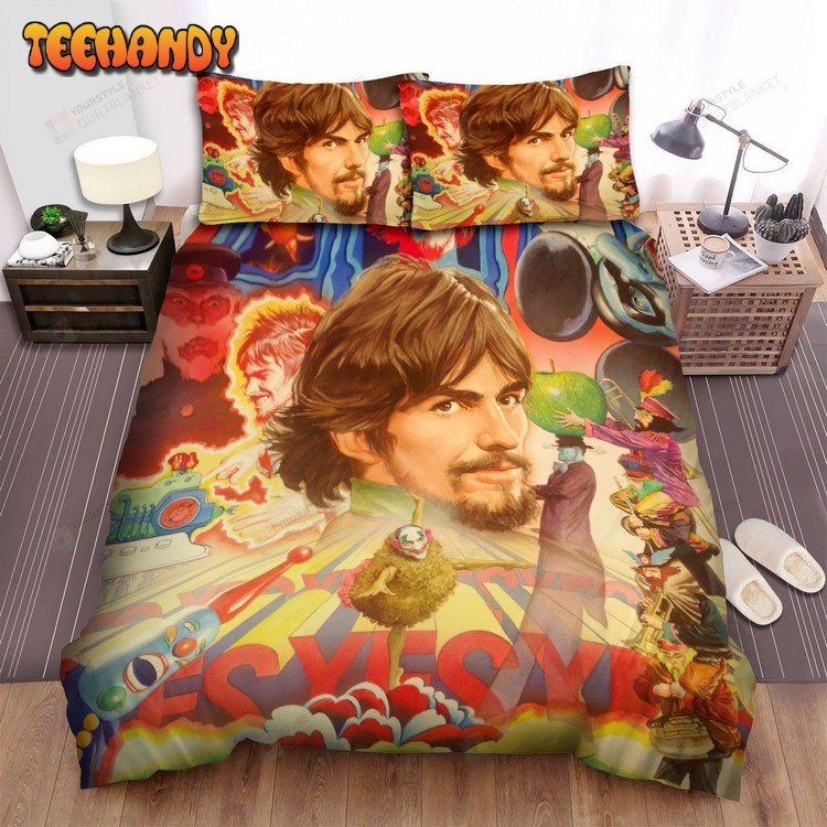 George Harrison Art Poster Bed Sets For Fan