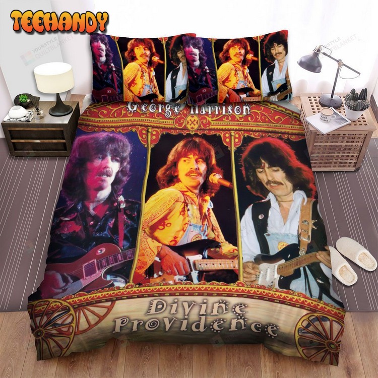 George Harrison Divine Providence Album Cover Bed Sets For Fan