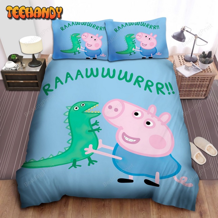 George Pig And Mr. Dinosaur Bed Sets For Fan