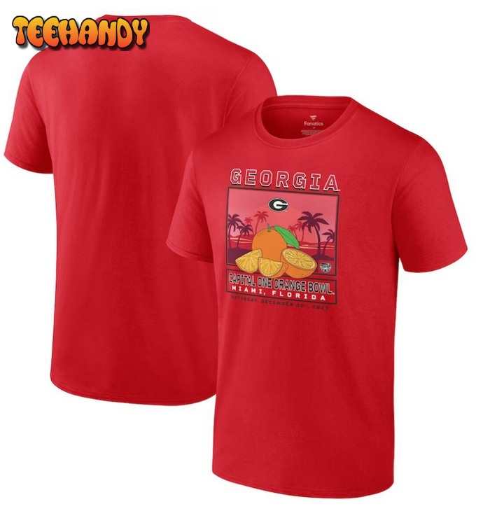 Georgia Bulldogs 2023 Orange Bowl Fierce Competitor T-Shirt