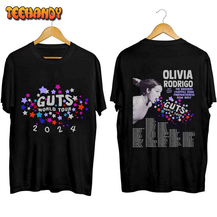 Guts Olivia World Tour Shirt, Vintage Olivia Guts Tour Shirt