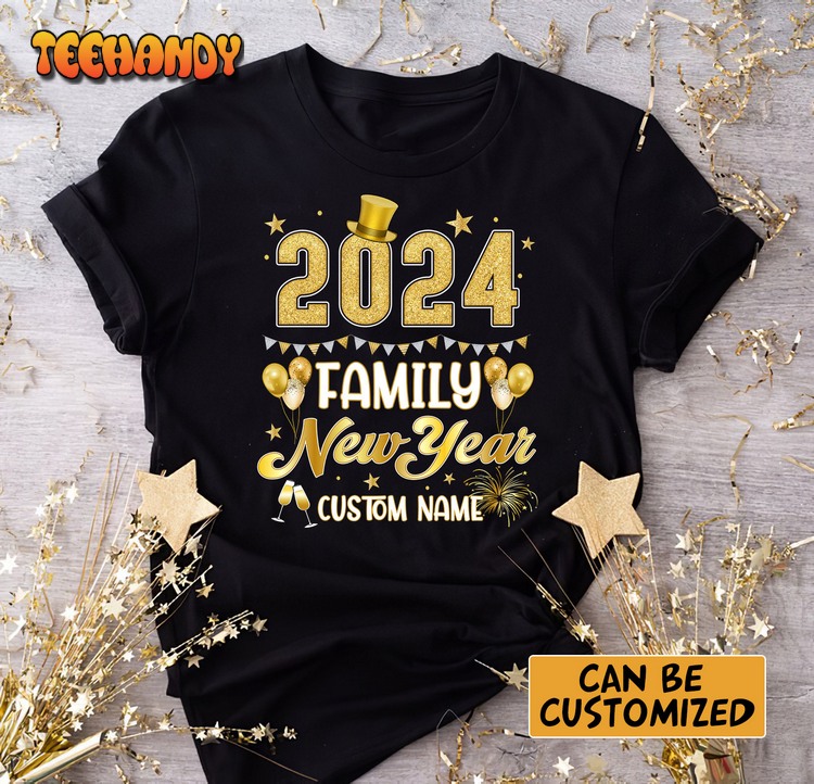 Happy New Year 2024, Family Matching New Year 2024 Shirt