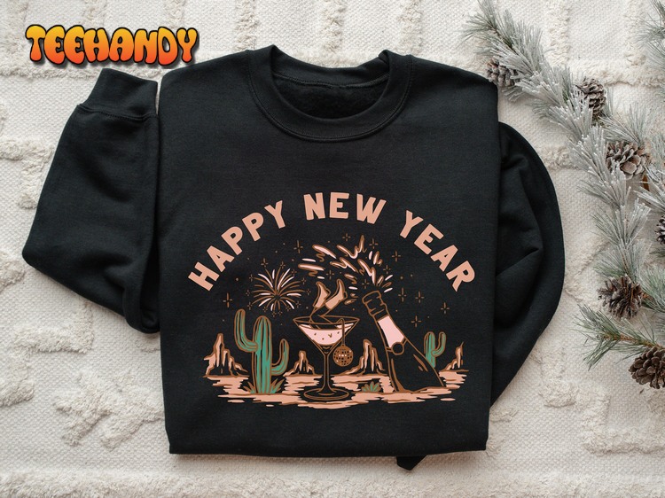 Happy New Year Sweatshirt, Girls New Year Trip Hoodie