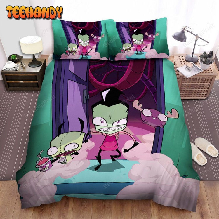 Invader Zim Entering The House The Horror Zim Bed Sets