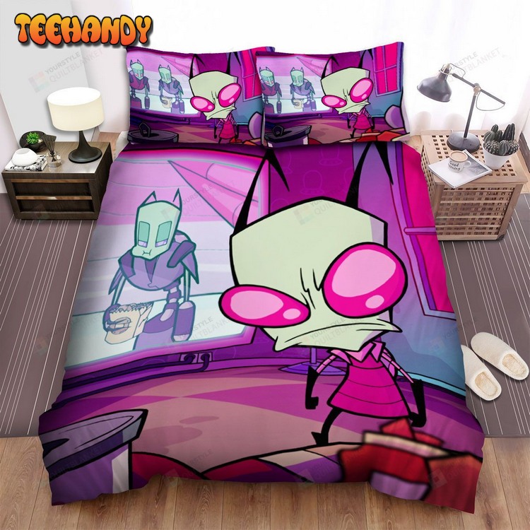 Invader Zim Watching Tv The Spread Duvet Cover Bed Sets