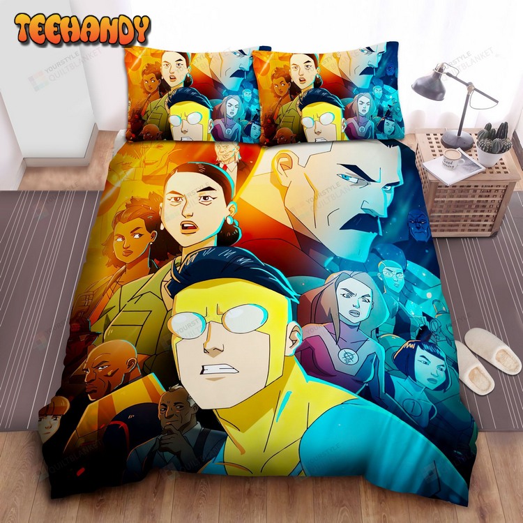 Invincible Poster Bed Sheets Spread Comforter Duvet Cover Bed Sets