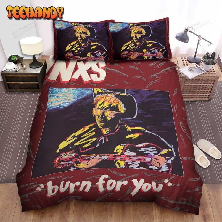 Inxs Music Band Burn For You Album Cover Comforter Bed Sets