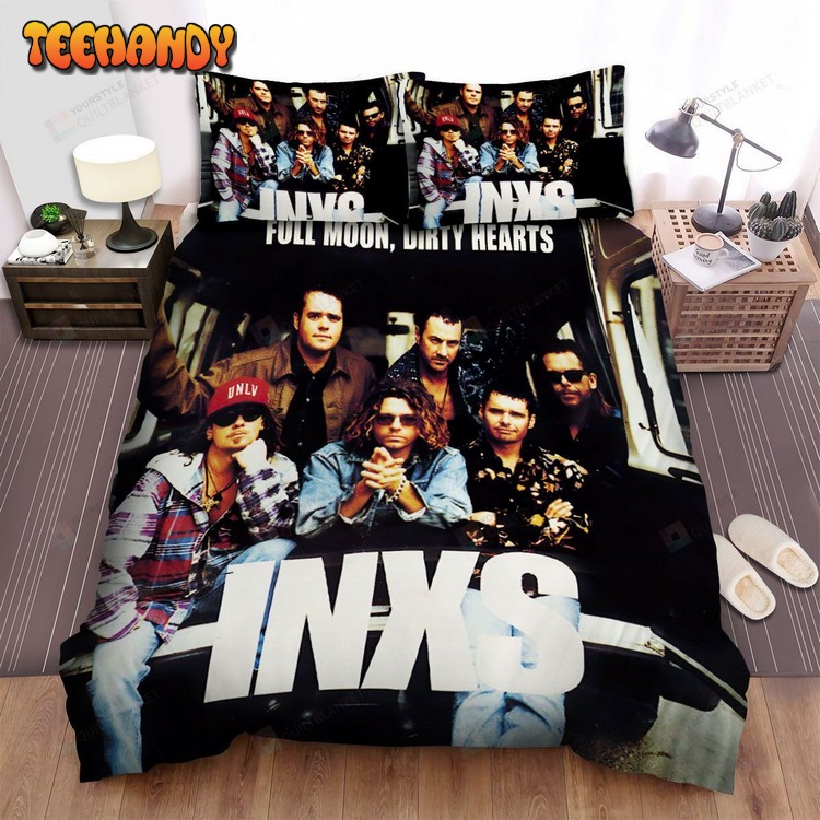 Inxs Music Band Full Moon, Dirty Hearts Album Cover Spread Bed Sets