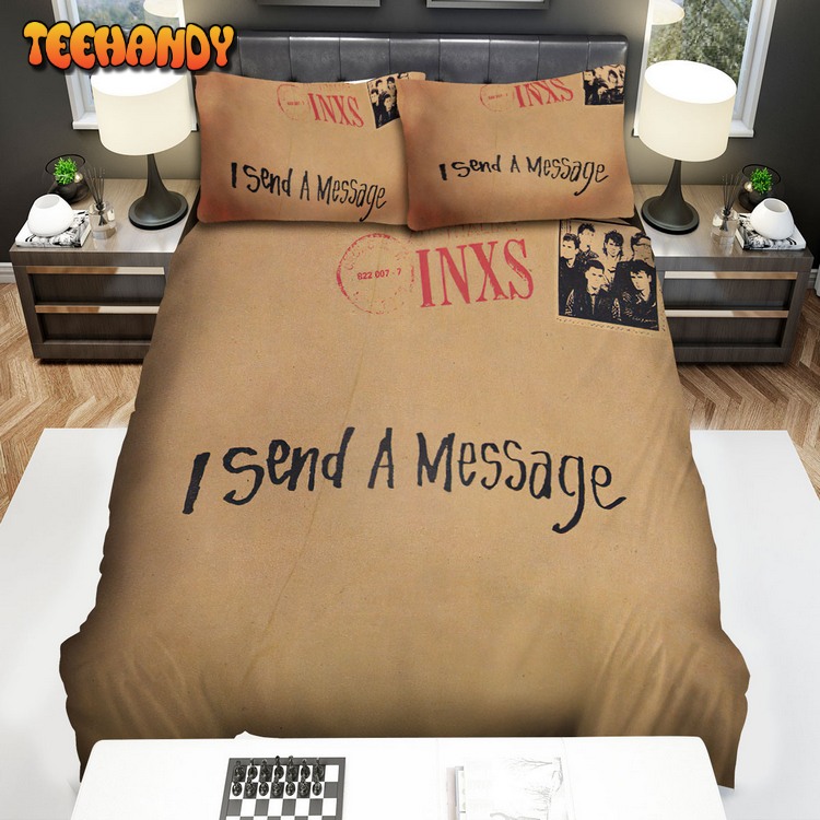 Inxs Music Band I Send A Message Album Cover Comforter Bed Sets