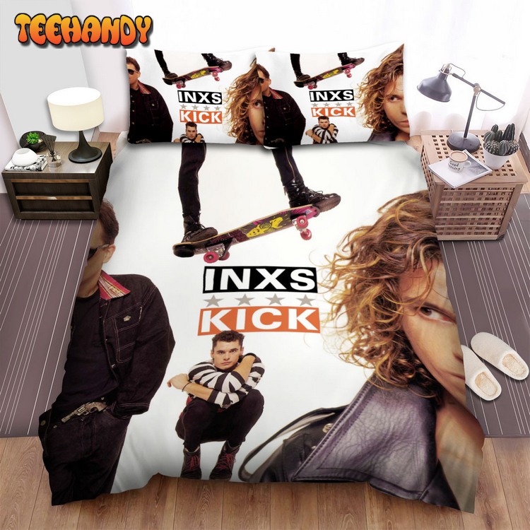 Inxs Music Band Kick Album Cover Spread Comforter Bed Sets