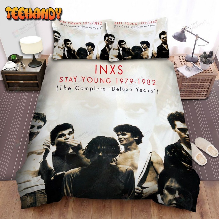 Inxs Music Band Stay Young 1979-1982 Spread Comforter Bed Sets