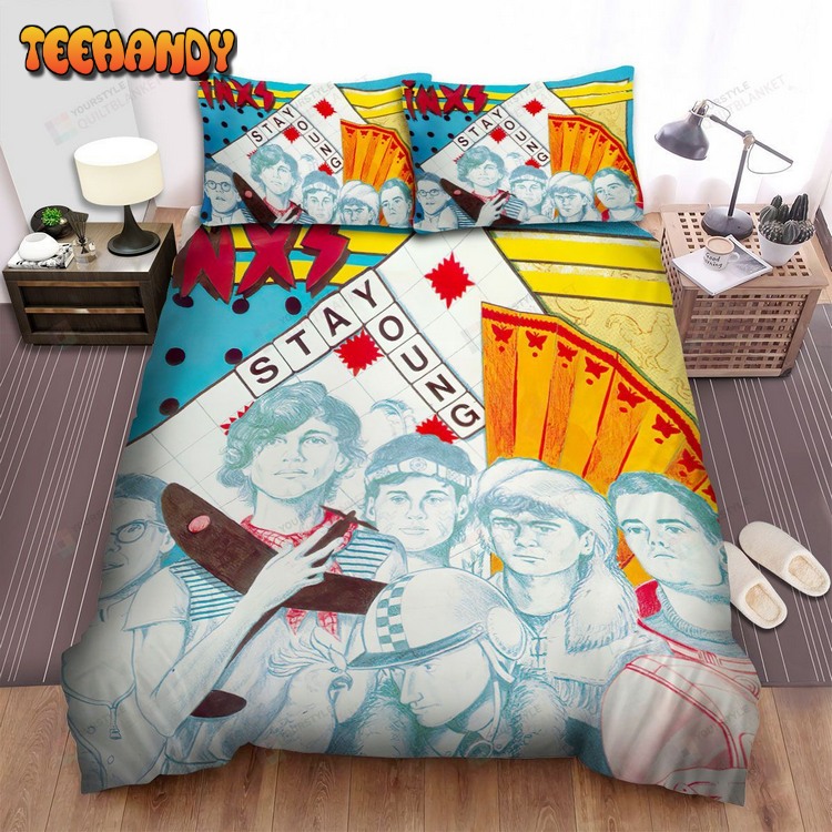 Inxs Music Band Stay Young Album Cover Comforter Bed Sets