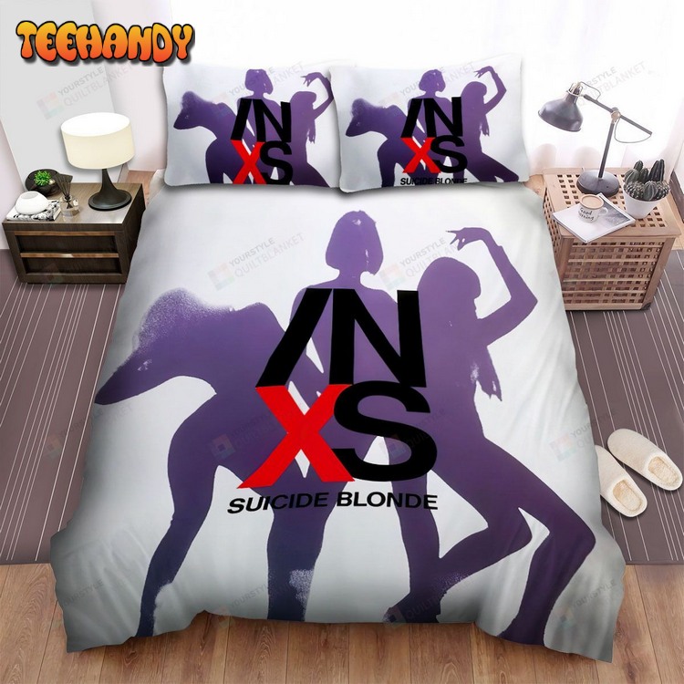 Inxs Music Band Suicide Blonde Album Cover Comforter Bed Sets