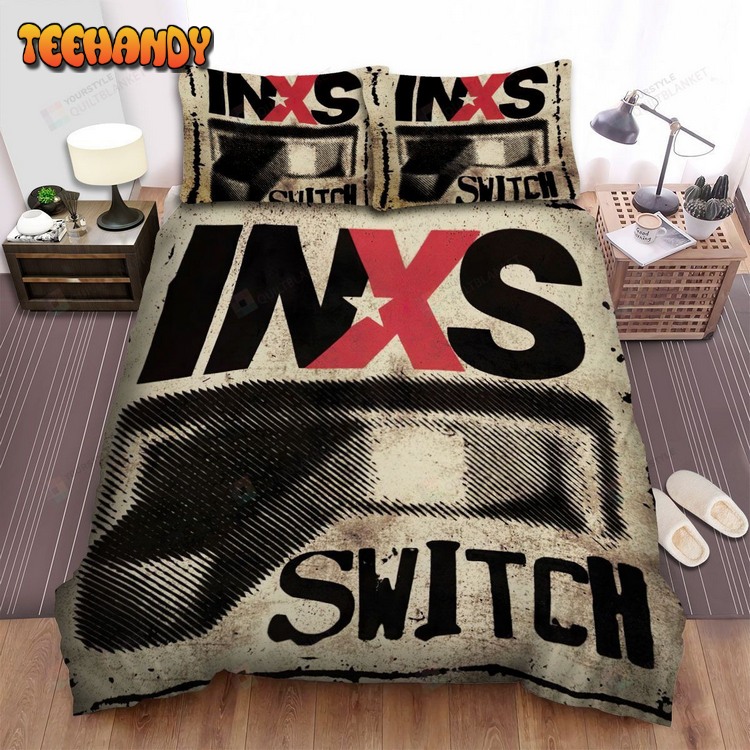 Inxs Music Band Switch Album Cover Spread Comforter Bed Sets