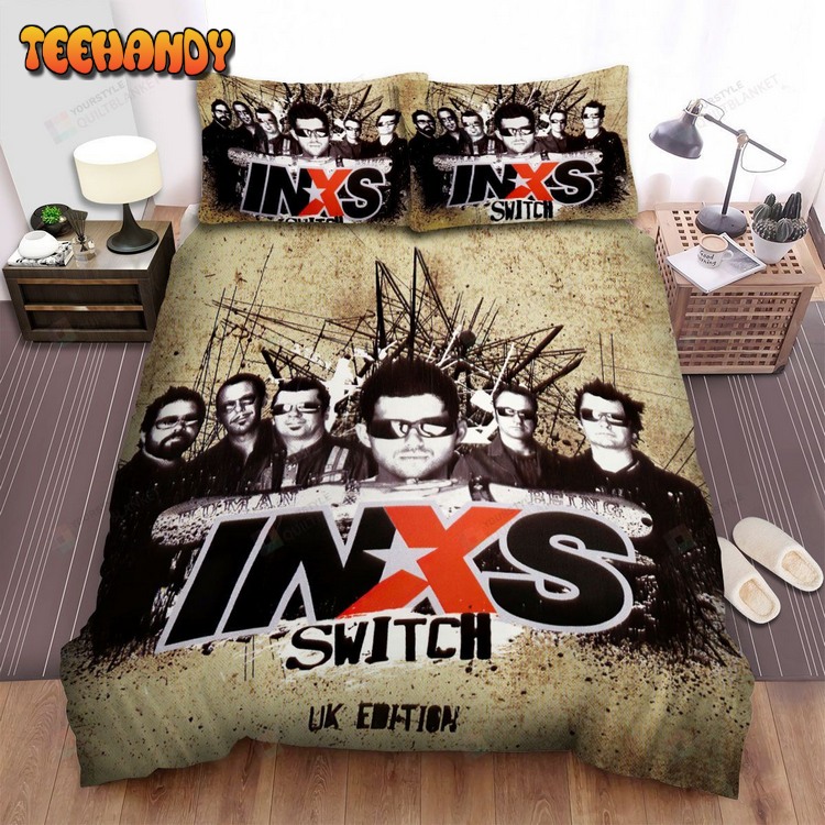 Inxs Music Band Switch Uk Edition Spread Comforter Bed Sets