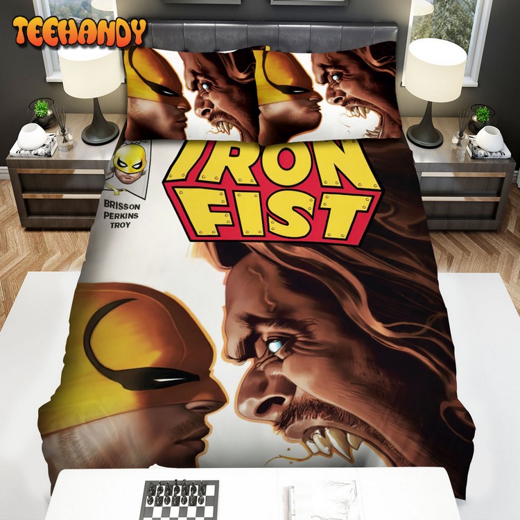 Iron Fist Movie Face To Face Poster Duvet Cover Bed Sets