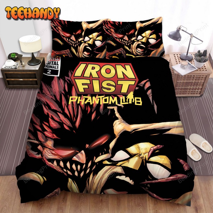 Iron Fist Movie Scary Face Photo Bed Sheets Duvet Cover Bed Sets