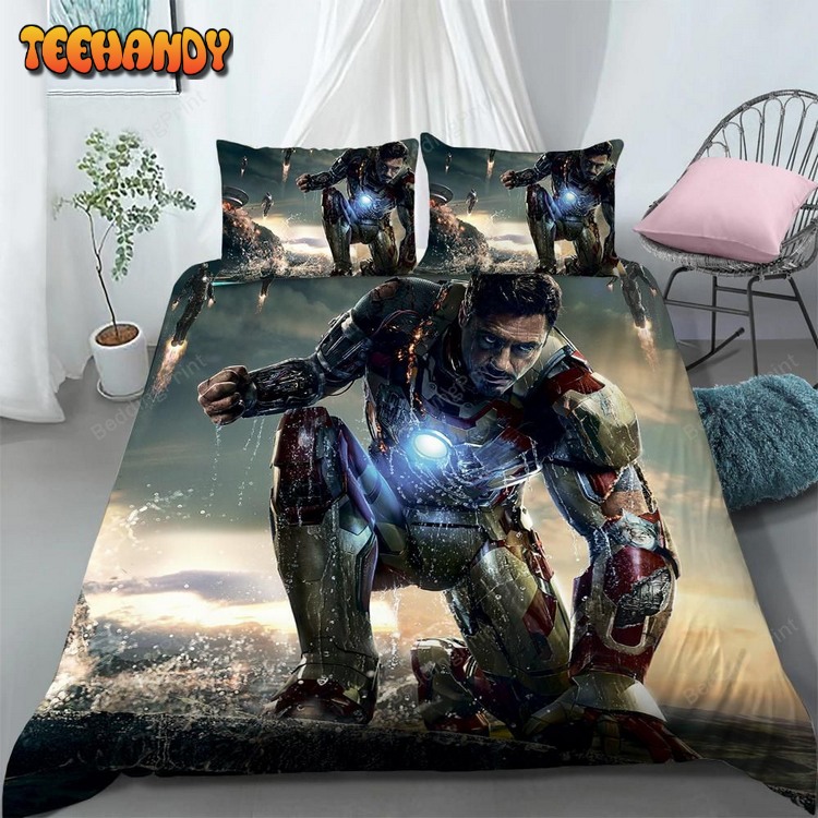 Iron Man 3D Printed Duvet Cover Bed Set