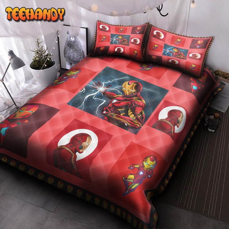 Iron Man Marvel Avengers Quilt Bed Set