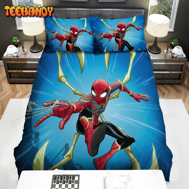 Iron Spider Spider-Man Character Duvet Cover Bed Sets