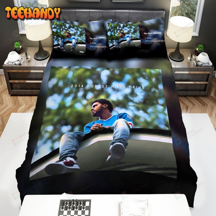 J. Cole No Role Modelz Song Playing Illustration Bed Sets