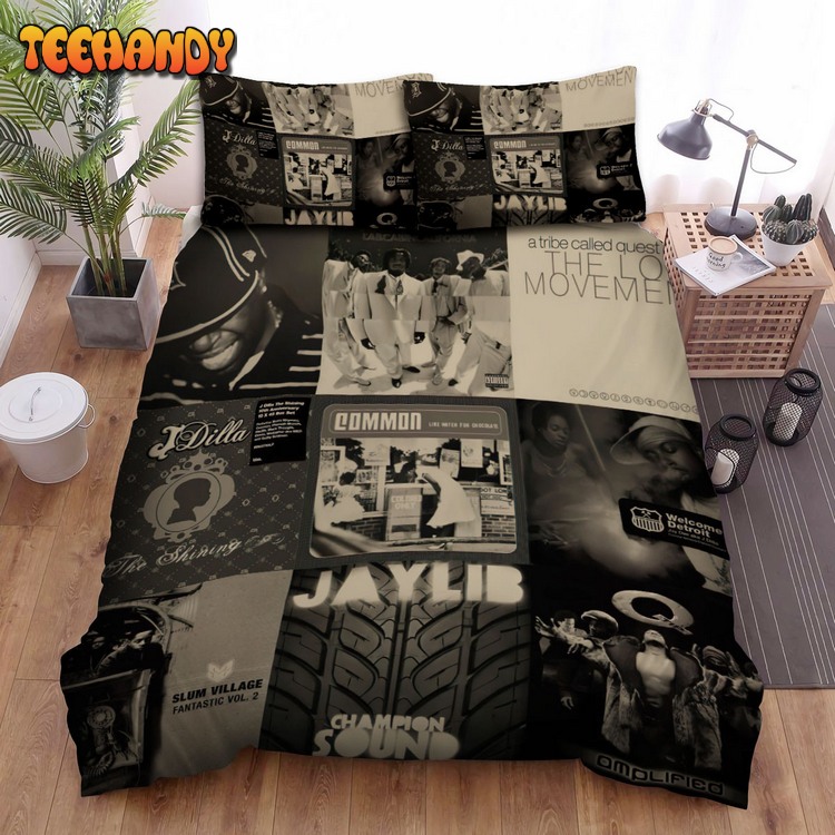 J Dilla Best Albums Spread Comforter Duvet Cover Bed Sets