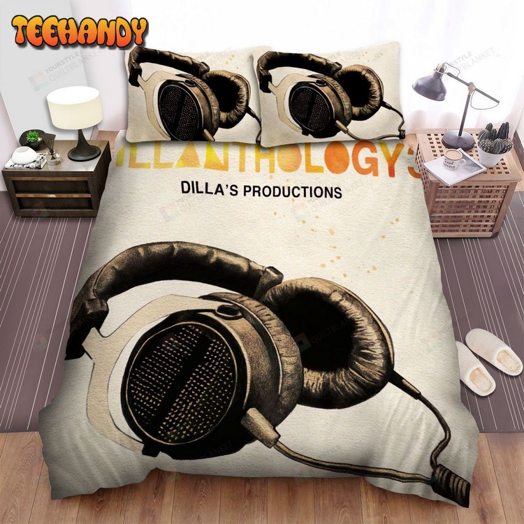 J Dilla Dillanthology 3 Album Cover Spread Comforter Bed Sets