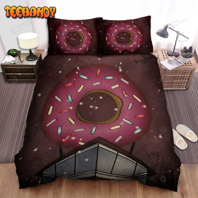 J Dilla Donuts Poster Artwork Spread Comforter Bed Sets