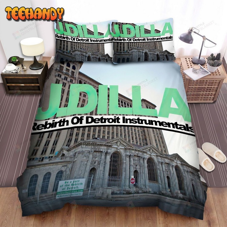 J Dilla Rebirth Of Detroit Instrumentals Album Cover Bed Sets