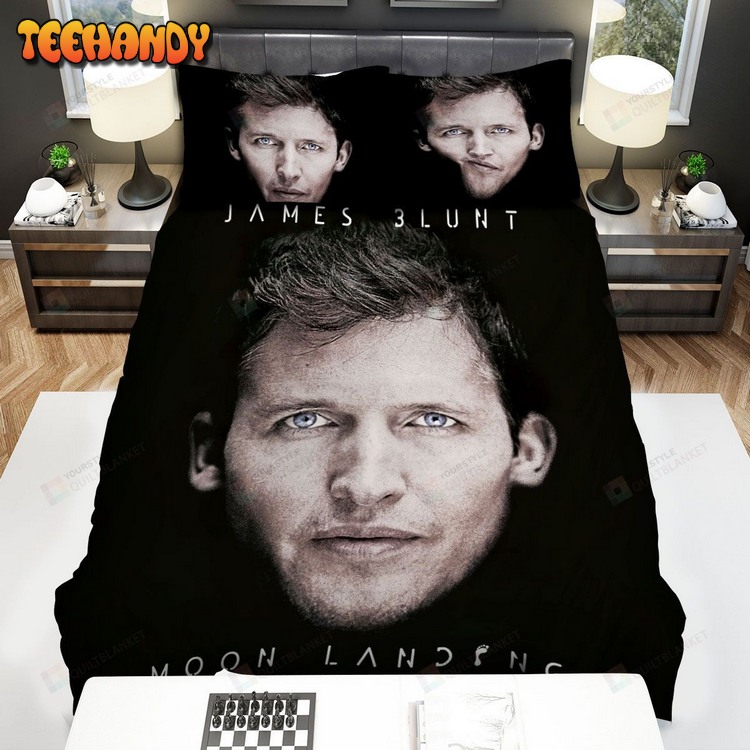 James Blunt Album Cover Moon Landing Comforter Bed Sets For Fan