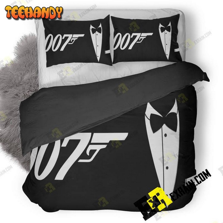 James Bond 007 Lu 3D Customized Duvet Cover Bed Sets For Fan