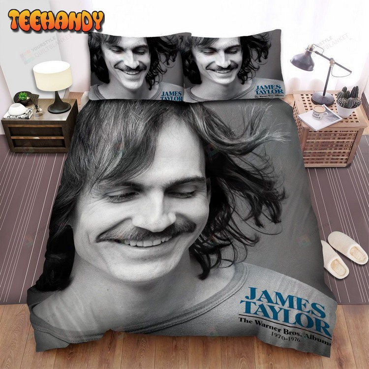 James Taylor Album Cover Spread Comforter Bed Sets For Fan