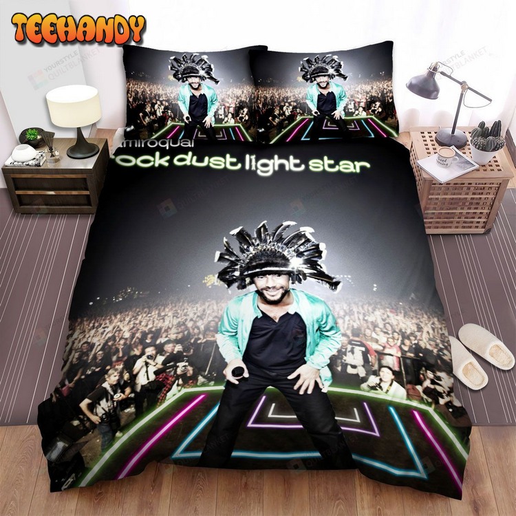 Jamiroquai Band Rock Dust Light Star Album Cover Bed Sets For Fan