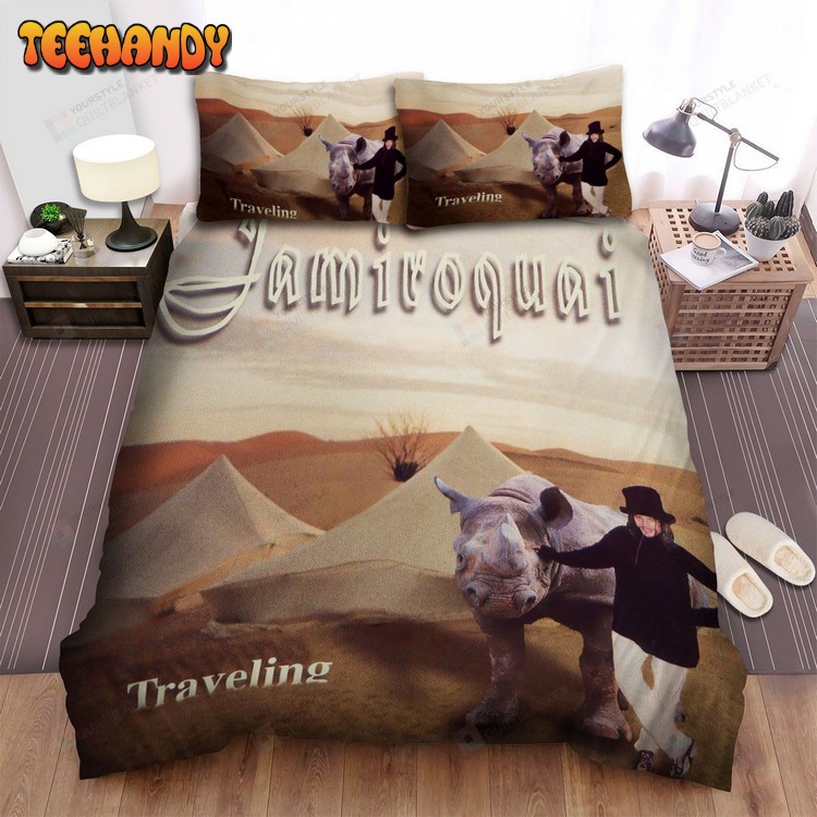 Jamiroquai Band Traveling Album Cover Spread Bed Sets For Fan