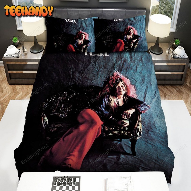 Janis Joplin Pearl Album Cover Bed Sets For Fan