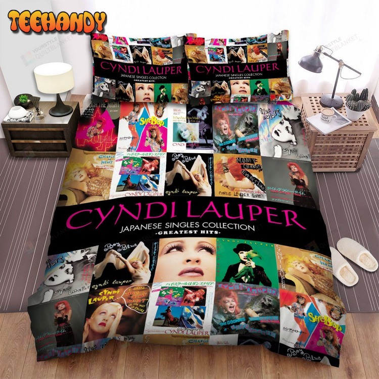 Japanese Singles Collection Cyndi Lauper Bed Sets For Fan